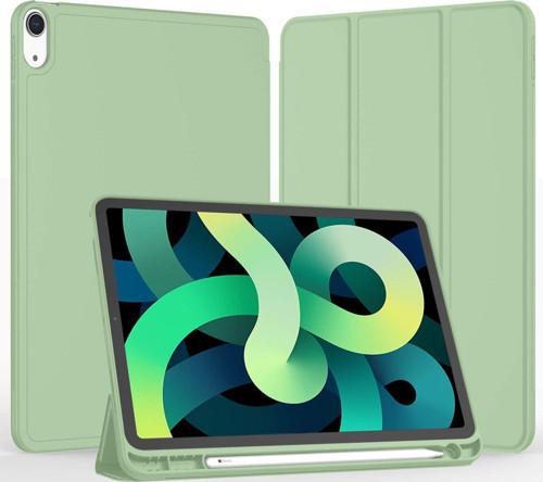 Apple iPad Air 4. Nesil 10.9 (2020) Kalemlikli Uyku Modlu Yatay Standlı Stromix Smart Kılıf A2316 A2324 A2325 A2072
