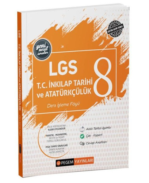 8.Sınıf LGS T.C. İnkılap Tarihi ve Atatürkçülük Ders İşleme Föyü