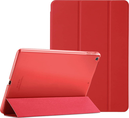Apple iPad 6. Nesil (2018) 9.7 Yatay Standlı Uyku Modlu Basic Arkası Sert Smart Kılıf A1893 A1954