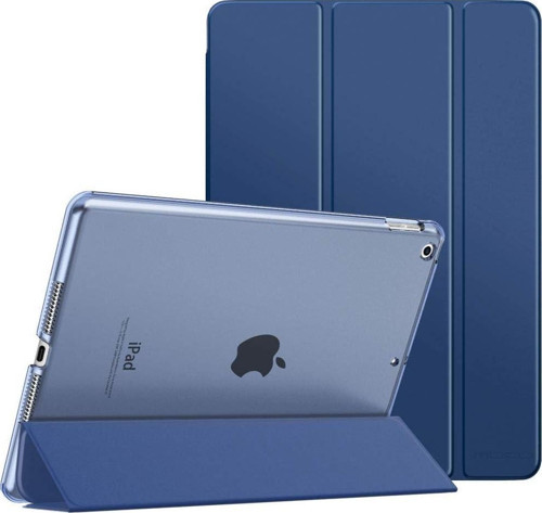 Apple iPad 6. Nesil (2018) 9.7 Yatay Standlı Uyku Modlu Basic Arkası Sert Smart Kılıf A1893 A1954