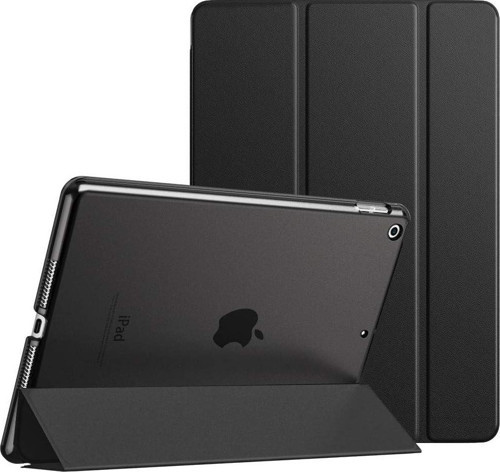 Apple iPad 6. Nesil (2018) 9.7 Yatay Standlı Uyku Modlu Basic Arkası Sert Smart Kılıf A1893 A1954