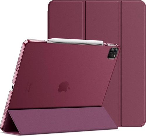 Apple iPad Pro 11 3. Nesil (2021) Yatay Standlı Uyku Modlu Basic Arkası Sert Smart Kılıf A2377 A2459 A2301 A2460