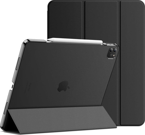 Apple Pro 12.9 6. Nesil (2022) Yatay Standlı Uyku Modlu Basic Arkası Sert Smart Kılıf A2436 A2437 A2764 A2766