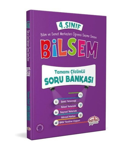 4.Sınıf Bilsem Tamamı Çözümlü Soru Bankası