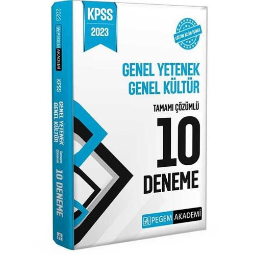2023 KPSS Genel Yetenek Genel Kültür Tamamı Çözümlü 10 Deneme