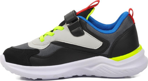 4121-F Füme-Saks-Fosfor Sarı Çocuk Spor Ayakkabı
