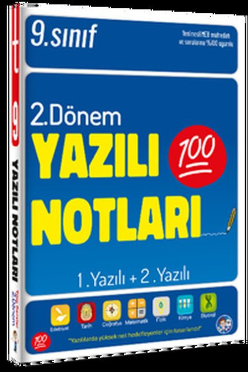 9.Sınıf Yazılı Notları 2.Dönem 1+2.Yazılı