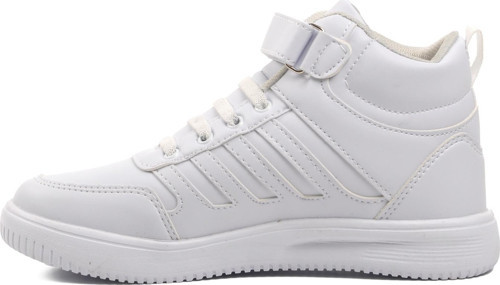 Mely Hi-F Beyaz-Beyaz Cırtlı Çocuk Hi Sneaker