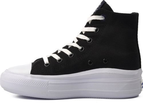PO-72232 Siyah-Beyaz Bilek Boy Sneaker