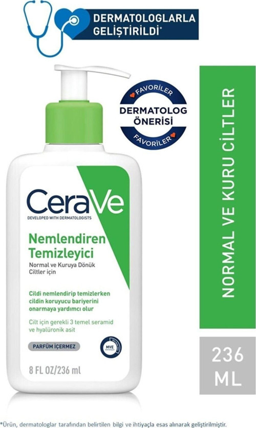 Nemlendiren Normal Kuru Ciltler Yüz Vücut Temizleyici 236 Ml