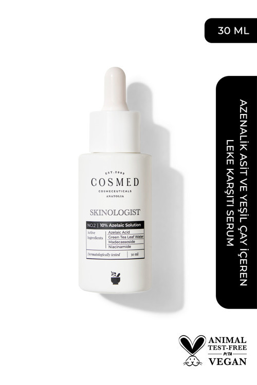Azelaik Asit ve Yeşil Çay İçeren Leke Karşıtı Serum/Skinologist 10% AZELAIC SOLUTION 30ML