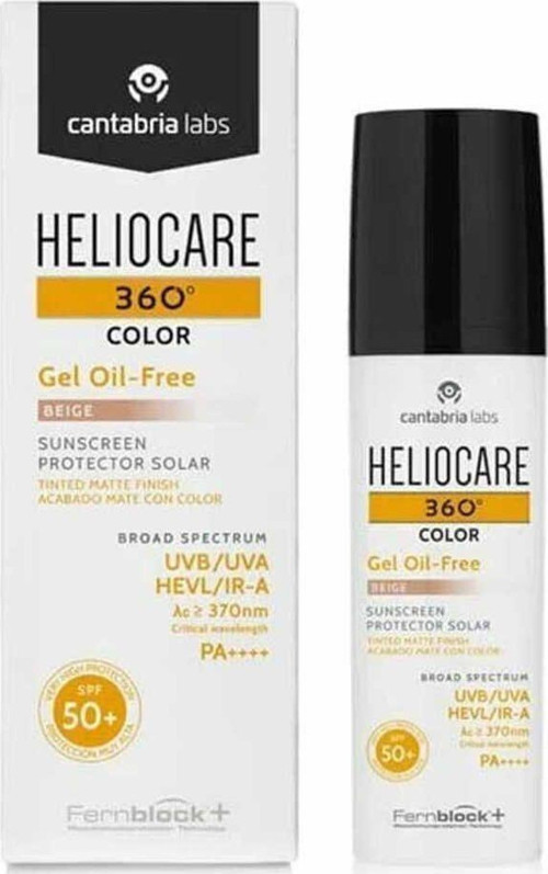 360 Color Gel Oil-Free Renkli Güneş Koruyucu SPF50+ 50ml Beige