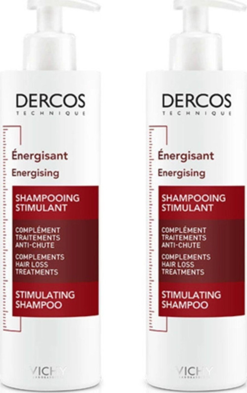 Dercos Energising Şampuan 400 Ml X 2 Adet | Saç Dökülmesi Serisi Orijinal Boy 2li Set