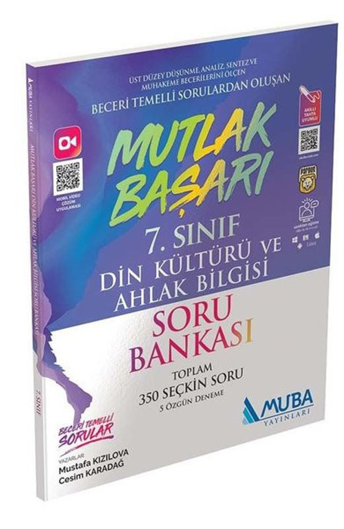 2022 7.Sınıf Mutlak Başarı Din Kültürü ve Ahlak Bilgisi Soru Bankası