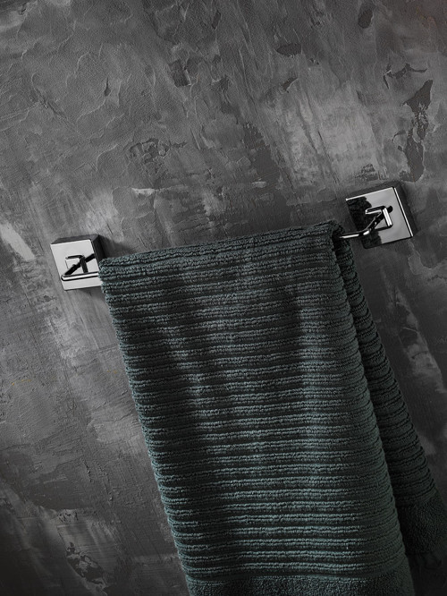 Delmeye Son Yapışkanlı Banyo Mutfak Uzun Havluluk Askısı Krom Y-405 premium KASA - 64