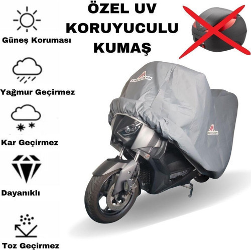 Piaggio Medley S 150 Topcasesiz Motor Brandası Miflonlu Su Geçirmez Uv Korumalı