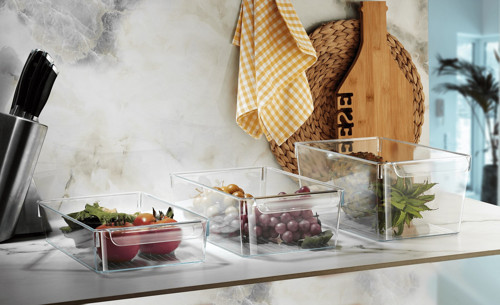 Buzdolabı Düzenleyici, Dolap Içi Düzenleyici Organizer 3 Boy ( Küçük - Orta - Büyük )