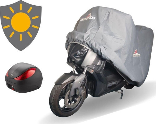 Yamaha Mt 03 Arka Çantalı Motor Brandası 120Gr Gri Sıvamalı Su Geçirmez