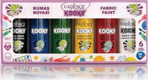 Kumaş Boyası Set1 6X59Ml