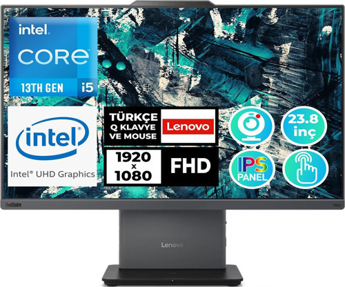 ThinkCentre Neo 50a 24 Gen5 i5-13420H 64GB 512GB SSD 23.8" W11P Dokunmatik AIO 12SC001LTR 018