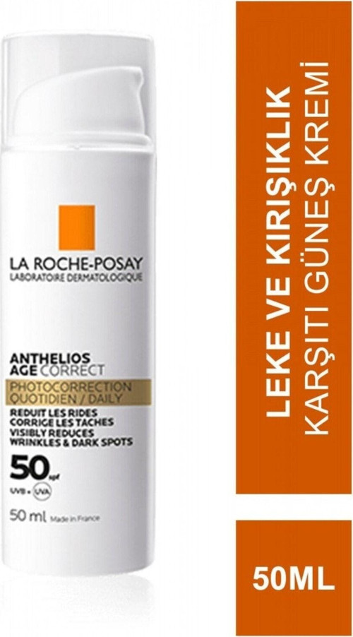 Anthelios Age Correct SPF 50 Leke Ve Kırışıklık Karşıtı Yüz Güneş Kremi 50 ml