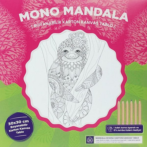 Mandala Ahşap Tembel Hayvan