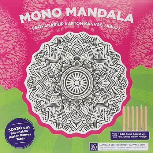 Mandala Metal Açık Dairesel