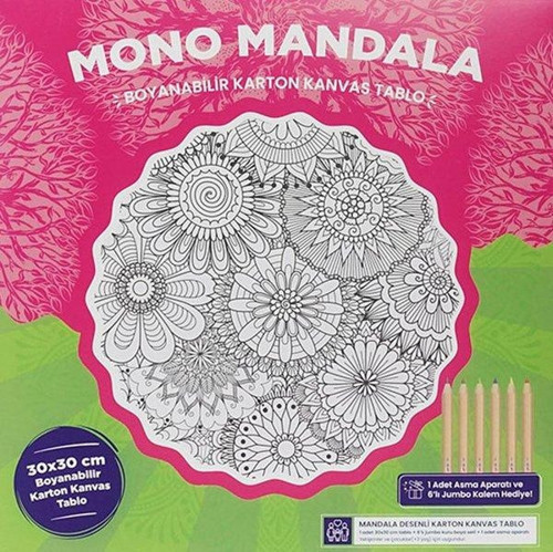 Mandala Metal Tam Çiçek
