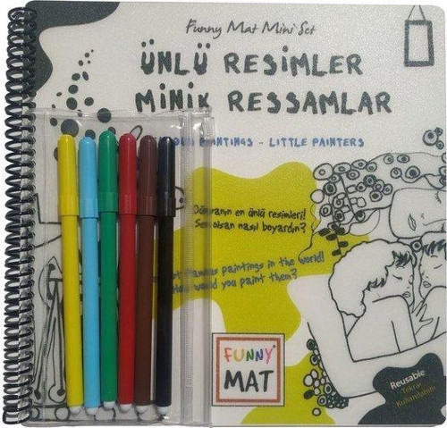 Funny Mat Ünlü Resimler Minik Ressamlar Kalemli Mini Set