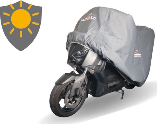 Lifan Lf100 C Arka Çantasız Motor Brandası Gri Sıvamalı Su Geçirmez Uv Korumalı