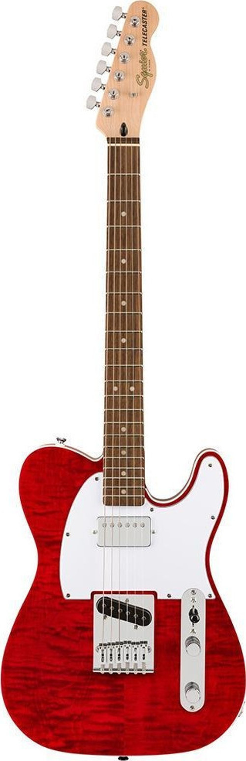 Affinity Telecaster FMT SH Laurel Klavye WPG Crimson Red Transparent Elektro Gitar