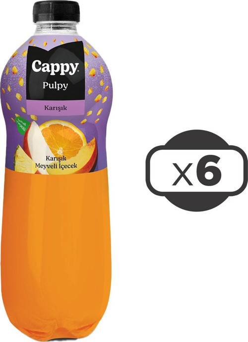Pulpy Karışık Meyveli İçecek 1 Lt x 6 Adet