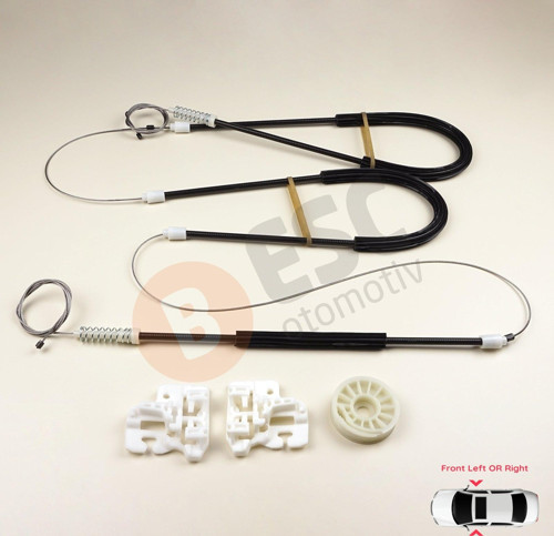 BMW X5 E53 İçin Ön Sağ veya Sol Cam Kriko Seti 51338254912