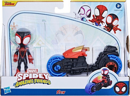 Spider And Hıs Amazıng Frıends Motorsiklet Ve Figür Miles - F6777-F7460