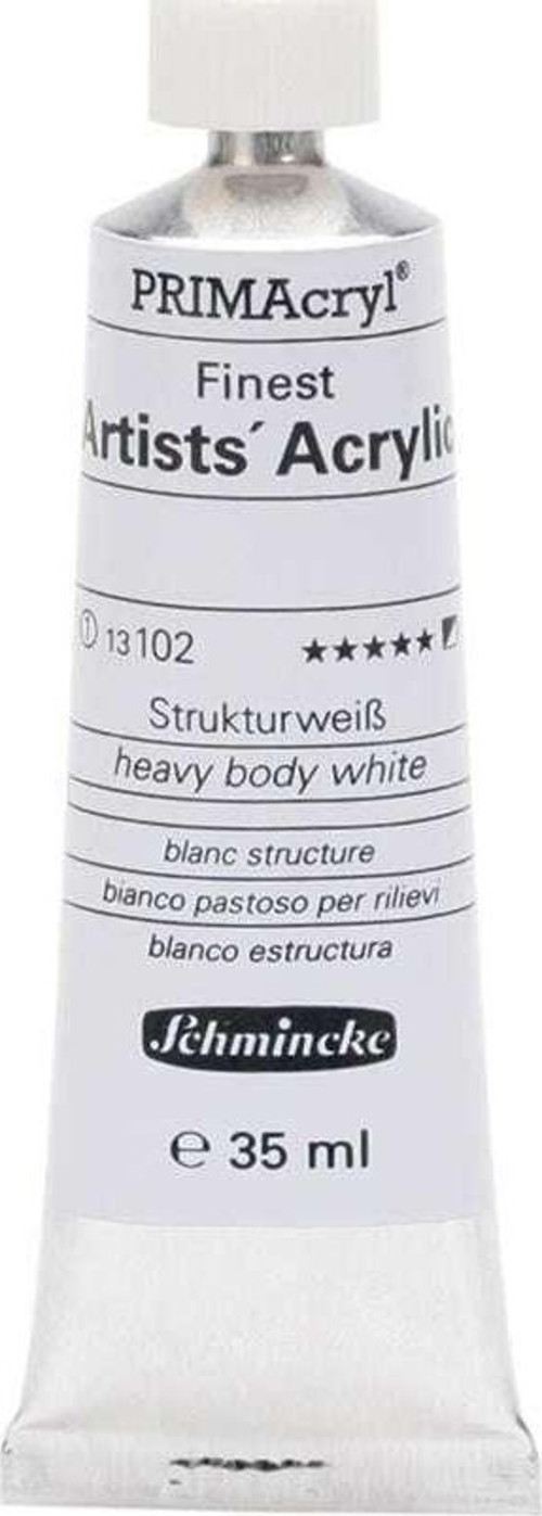 PRIMAcryl Artists Profesyonel Akrilik Boya 35 ml Seri 1 Heavy Body White 13102