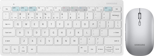 Trio 2'li Set Kablosuz Klavye Slim Mouse Set Beyaz