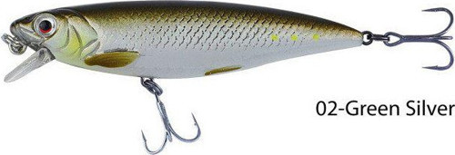 3D Twitch Minnow 6,6cm 5g Suni Yem 02-Green Silver