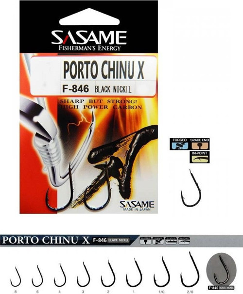 Porto Chinu X F-846 No:1 Black Nikel Olta İğnesi