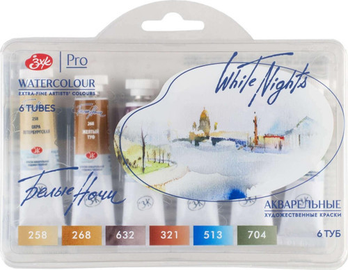 White Nights Extra-Fine Tüp Sulu Boya Seti 10 ml 6lı St.