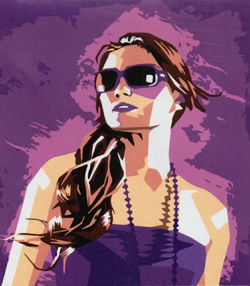 Magic Art Sayılarla Boyama Tuval 40x50 cm Free Woman