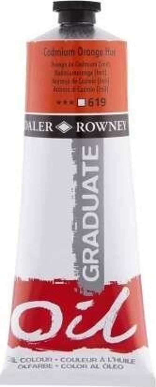 Graduate Yağlı Boya 200 ml Cadmium Orange Hue 619