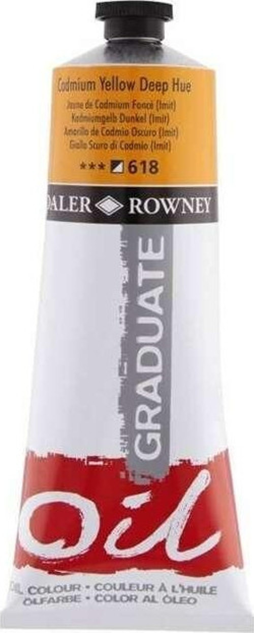 Graduate Yağlı Boya 200 ml Cadmium Yellow Deep Hue 618