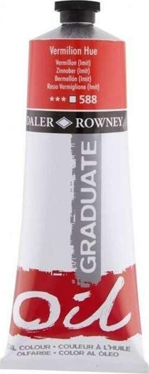 Graduate Yağlı Boya 200 ml Vermilion Hue 588