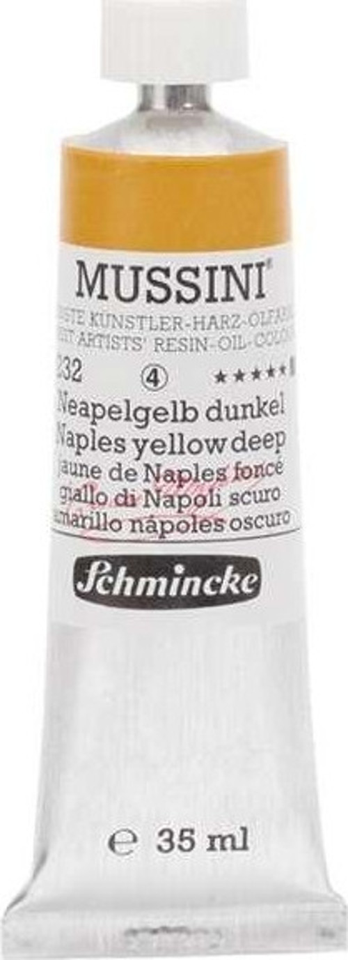 Mussini Artists Profesyonel Yağlı Boya 35 ml Seri 4 Naples Yellow Deep 10232