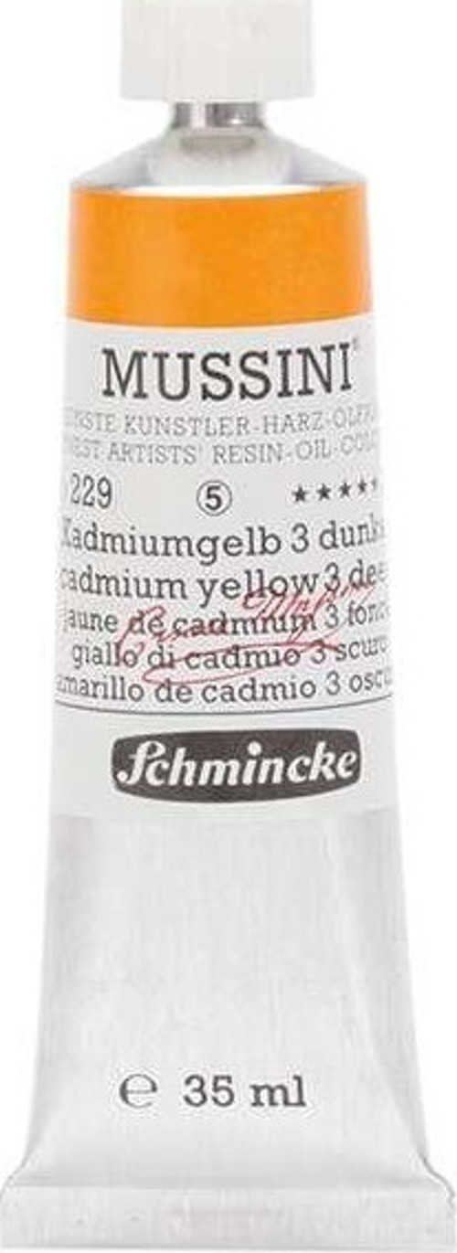 Mussini Artists Profesyonel Yağlı Boya 35 ml Seri 5 Cadmium Yellow Deep 10229
