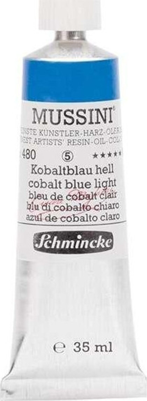 Mussini Artists Profesyonel Yağlı Boya 35 ml Seri 5 Cobalt Blue Light 10480