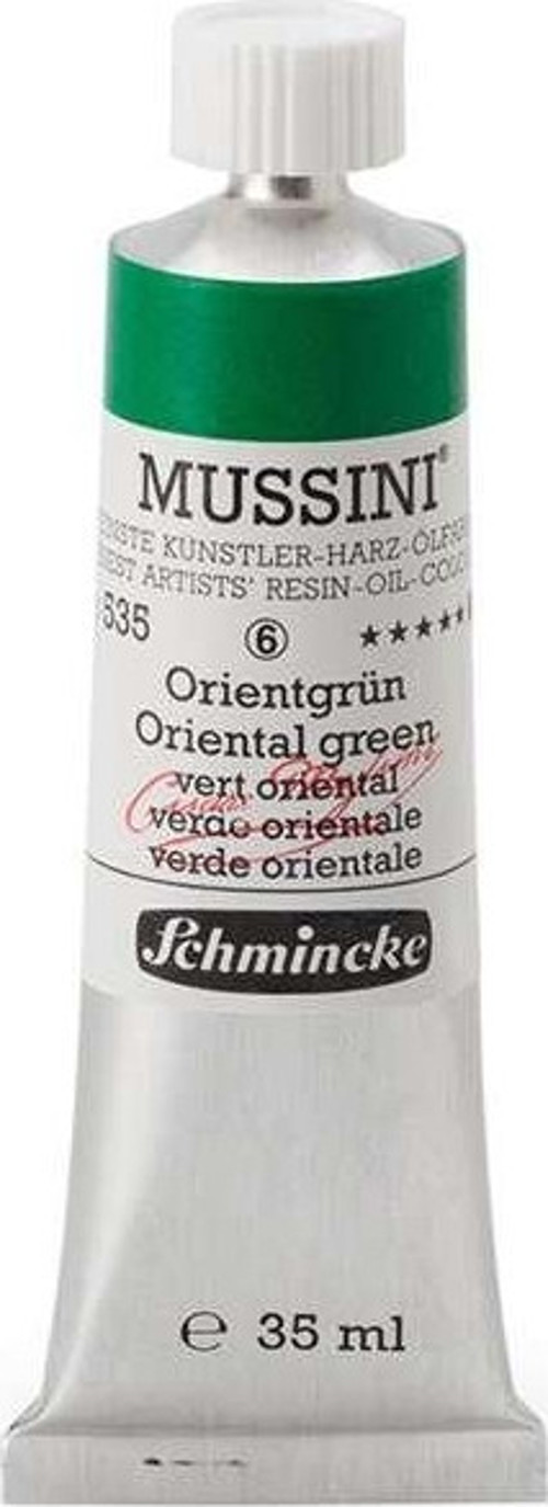 Mussini Profesyonel Yağlı Boya 35 ml Seri 6 Oriental Green 535