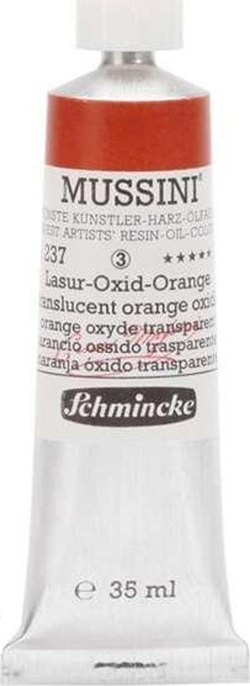Mussini Artists Profesyonel Yağlı Boya 35 ml Seri 3 Transparent Orange Oxide 10237
