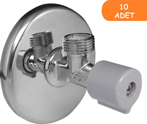 10 Adet ECA Filtreli Ara Musluk Rozetli 102111526