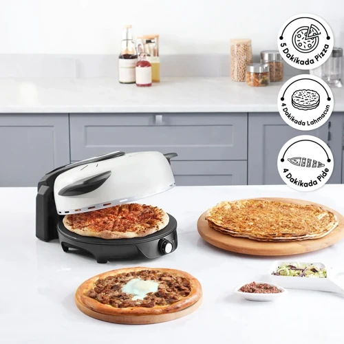 Gastro 10 in 1 Pizza Pide Lahmacun ve Tandır Ekmeği Makinesi Biodiamond Soft Cream